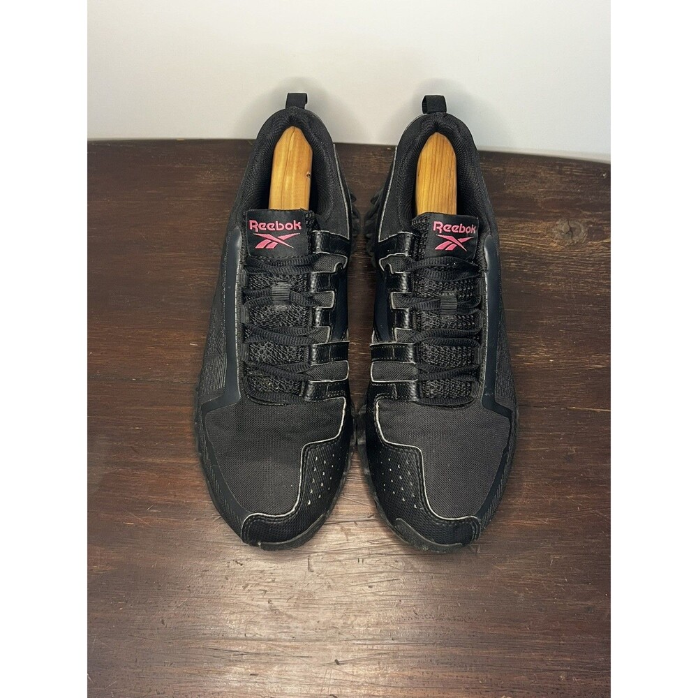 Reebok ZigWild Trail 6 Womens Size 9 Black Pink Running Sneakers